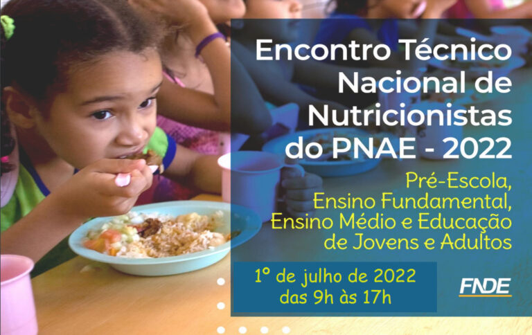 Encontro T Cnico Nacional De Nutricionistas Do Pnae Rebrae